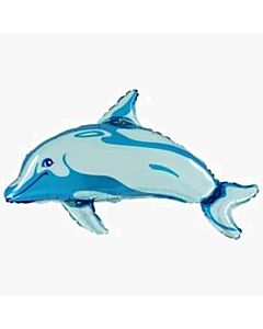 Μπαλόνια δελφίνι μπλε 80 εκατοστά