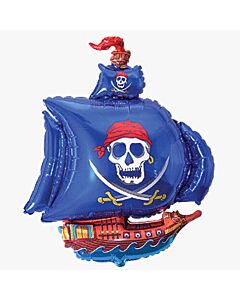 Μπαλόνια πειρατικό καράβι μπλε 83 εκατοστά