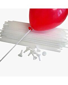 Καλαμάκια στήριξης μπαλονιών 40 εκ (100 τεμάχια)