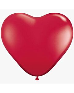 Μπαλόνι καρδιά Qualatex κόκκινη 3 πόδια τεμάχιο ND