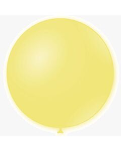 Μπαλόνια latex Macaron κίτρινο μουσταρδί 18 ιντσών, 45cm (1 Τεμάχιο)