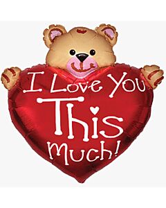 Μπαλόνια foil 36 ιντσών FLEXMETAL I Love you this much ND