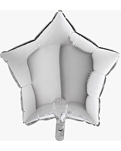 Μπαλόνι 18'' Αστέρι Ασημί (Συσκευασμένο)