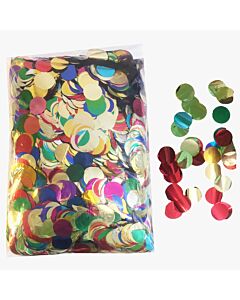 Στρογγυλό κομφετί foil 2,5 εκ ΠΟΛΥΧΡΩΜΟ (1 Κιλό)