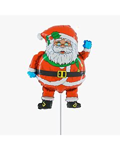 Μπαλόνια Άγιος Βασίλης με στικ, έτοιμος για χρήση