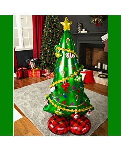 Μπαλόνια AirLoonz Χριστουγεννιάτικο δέντρο 78 x 149 cm φουσκώνουν με αέρα.