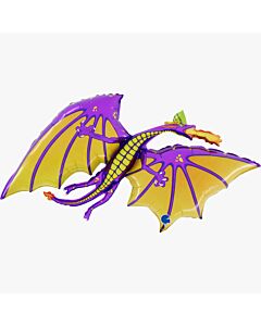 Μπαλόνι Δράκος Μωβ - 100 Εκατοστά