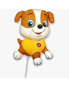 Μπαλόνια σκυλάκι Puppy κίτρινο 25 εκατοστά minishape 