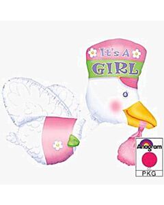 Anagram Μπαλόνια Multiballoons πελαργός It's a girl