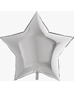 Μπαλόνι 36 ιντσών αστέρι ασημί ND