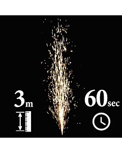 Συντριβάνι Χρυσό Tropic High quality 3 μέτρα 60 δευτερόλεπτα ψυχρό και άκαπνο