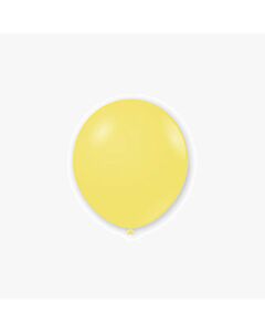 Μπαλόνια 5 ιντσών ματ Macaron Κίτρινο (30 τεμάχια)