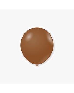 Μπαλόνια 5 ιντσών ματ καφέ μόκα (30 τεμάχια)