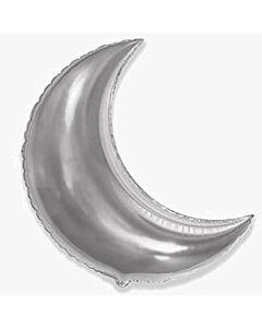 Μπαλόνι foil 9'' ασημί φεγγάρι