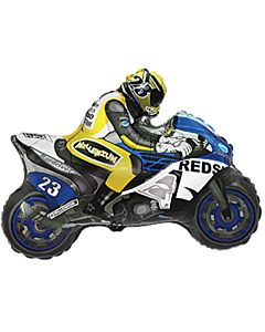 Μπαλόνια μηχανή μπλε 83 εκατοστά, Flexmetal