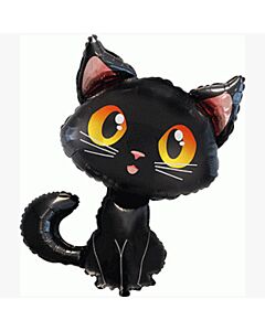 Μπαλόνια μαυρη γάτα 90 εκατοστά, Flexmetal