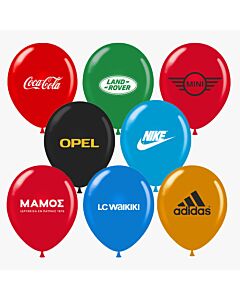 Μπαλόνια 12 ιντσών τυπωμένα διαφημιστικά ΔΕΙΤΕ ΤΙΜΕΣ ΕΔΩ