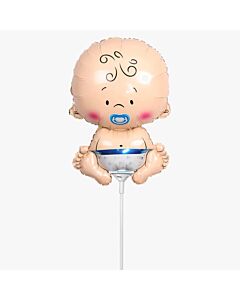 Μπαλόνι Μωράκι Αγόρι Minishape Περιέχει το καλαμάκι, Έτοιμο για χρήση, Συσκευασμένο