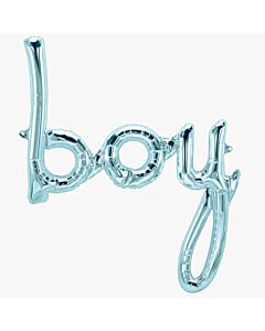 Μπαλόνι μπλε σχηματισμένη λέξη Boy