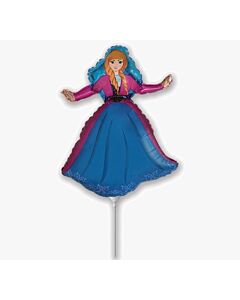 Μπαλόνια πριγκίπισσα Frozen Anna 25 εκατοστά minishape