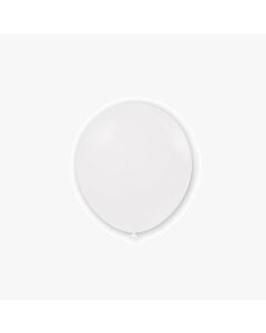 Μπαλόνια 5 ιντσών ματ λευκό 30 τεμάχια