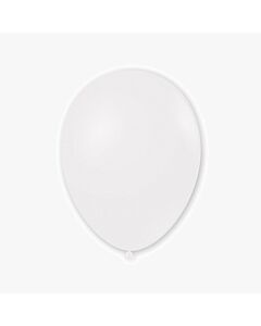 Μπαλόνια 10 ιντσών ματ λευκό 15 τεμάχια