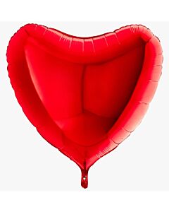 Μπαλόνι foil 36 ιντσών κόκκινη καρδιά, Flexmetal