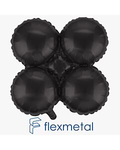 Μπαλόνια Γιρλάντας Μαύρο Flexmetal