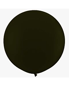 Μπαλόνι μαύρο 1 μέτρο πλακέ