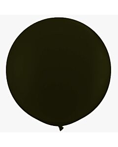 Μπαλόνι μαύρο 1 μέτρο ολοστρόγγυλο