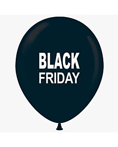 Μπαλόνια 12 ιντσών τυπωμένα Black Friday 15 τεμάχια ΣΥΣΚΕΥΑΣΜΕΝΑ