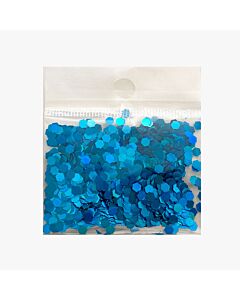 Μπλε κομφετί για μπαλόνια μικρού μεγέθους 3 gr