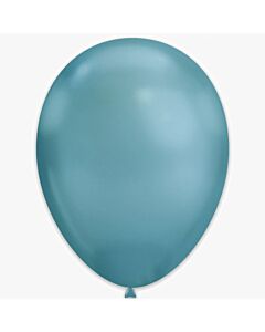 Μπαλόνια Μπλε Extra Metallic Chrome 14 ιντσών, σε συσκευασία 15 τεμαχίων