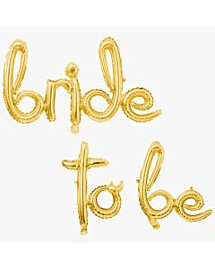 Μπαλόνι Bride to be,σχηματισμένη λέξη,Χρυσή