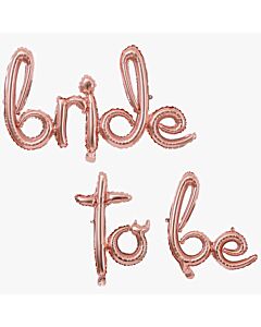Μπαλόνι Bride to be,σχηματισμένη λέξη ,Rose gold