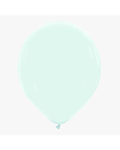 Μπαλόνια 13 ιντσών ματ Macaron Aquamarine Ice Blue (15 τεμάχια)