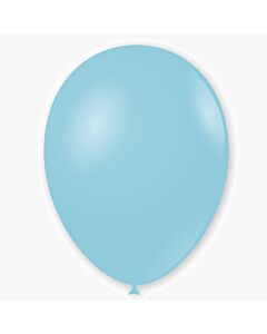 Μπαλόνια latex Macaron γαλάζιο 12 ιντσών 15 τεμάχια
