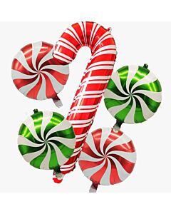 Μπαλόνια σχήμα Γλυκά Candy σετ 5 τεμαχίων - Συσκευασμένο