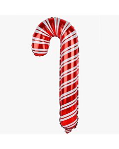 Μπαλόνι Γλειφιτζούρι Lollipop Κόκκινο Λευκό - 70 Εκατοστά
