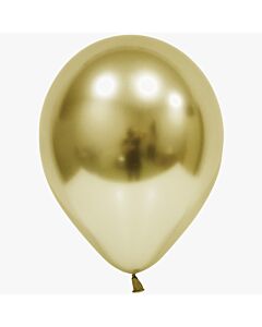 Μπαλόνια 12,5'' χρυσό Extra Metallic Chrome (15 τεμάχια)