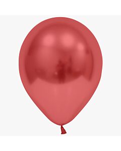 Μπαλόνια 12,5'' κόκκινο Extra Metallic Chrome (15 τεμάχια)