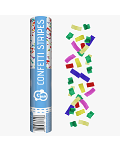 Κανονάκι κομφετί πολύχρωμο - 30 εκατοστά (τεμάχιο)