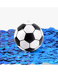 Μπάλα Ποδοσφαίρου Gender Reveal με Μπλε Κομφετί