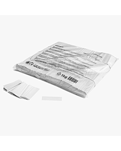 Κομφετί λευκό 2cm Χ 5cm χάρτινο Συσκευασία (1 κιλό)