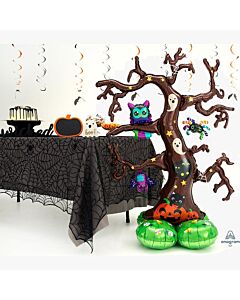 Μπαλόνια AirLoonz Ανατριχιαστικό δέντρο-Halloween 111 x 157 cm φουσκώνουν με αέρα.