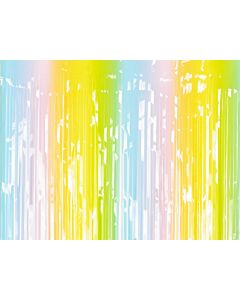 Πολύχρωμη  κουρτίνα διακόσμησης 2m ύψος, 1m πλάτος 