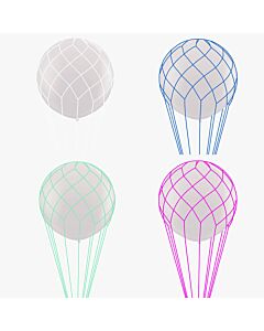 Δίχτυ χρωματιστό για 1 μέτρο μπαλόνι αερόστατο