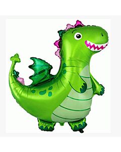 Μπαλόνια Δεινόσαυρος Δράκος Πράσινος 83 εκατοστά, Flexmetal