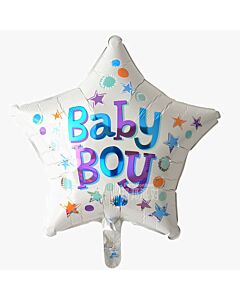 Μπαλόνι foil 18 ιντσών Baby boy αστέρι BF