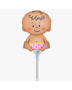 Μπαλόνια μωρό κορίτσι 25 εκατοστά minishape